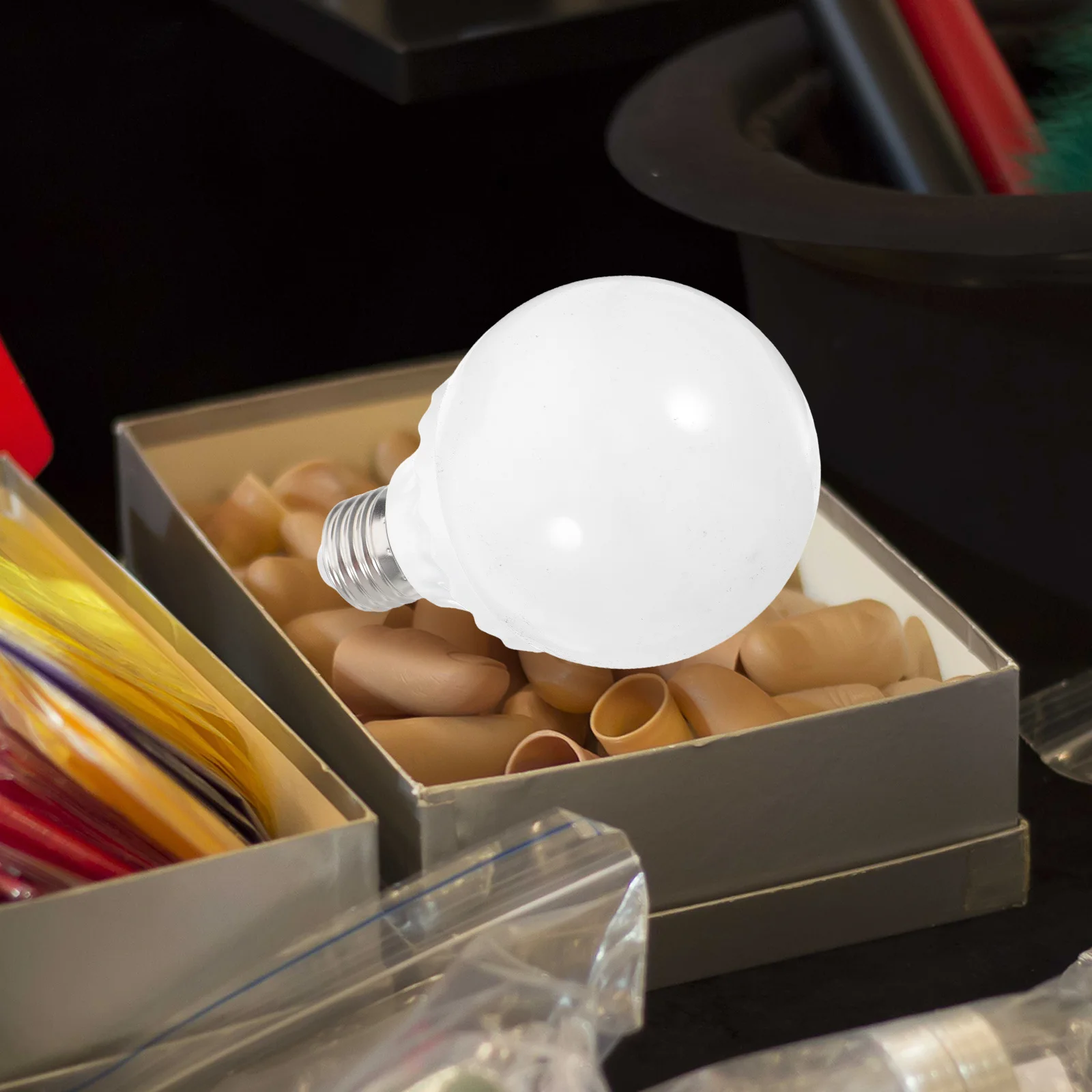 หลอดไฟแกล้งคน ของเล่นมีเอฟเฟกต์แสง LED ของขวัญงานปาร์ตี้สำหรับเด็ก ของเล่นพลาสติกสร้างสรรค์ ของขวัญตลกสำหรับเด็ก ของเล่นแสดงโชว์