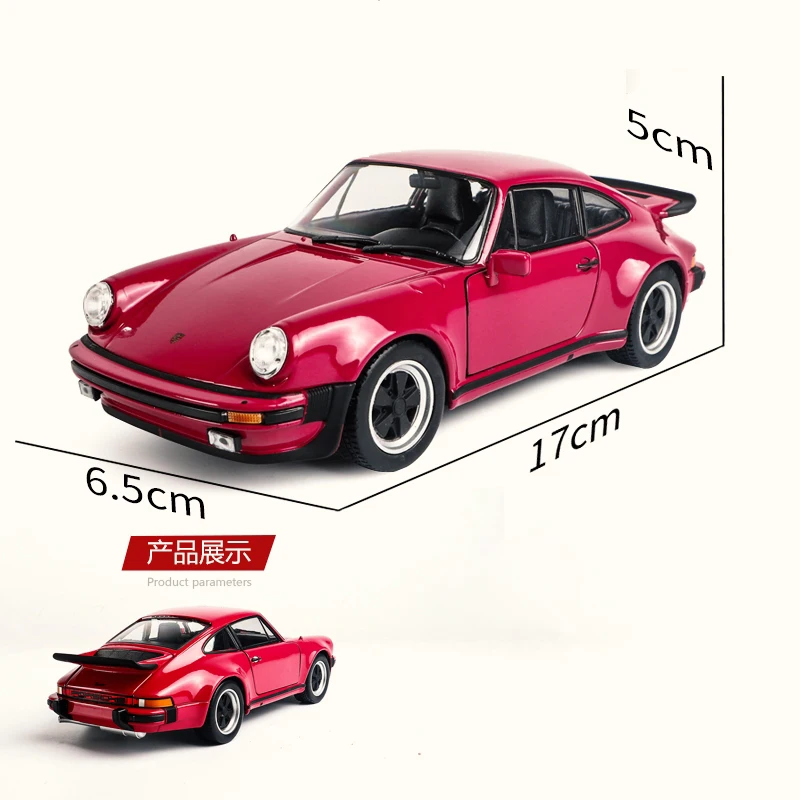 WELLY 1:24 Porsche 911 Turbo 3.0 1974 Alloy Car Diecasts & Toy Vehicles Car Model Miniature Scale Model Car Toy For Children