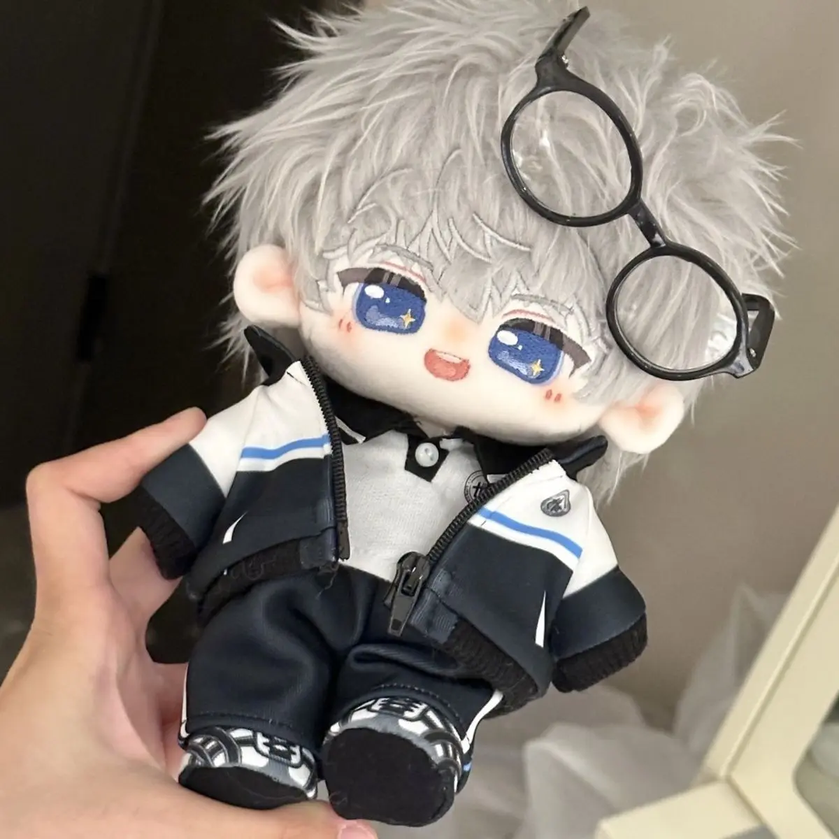 20cm Puppen-Schuluniform-Set Japanisches Kawaii Baumwoll-Plüschpuppen-Outfit Zurück zur Schule Ersatzkleidung – Detail 5