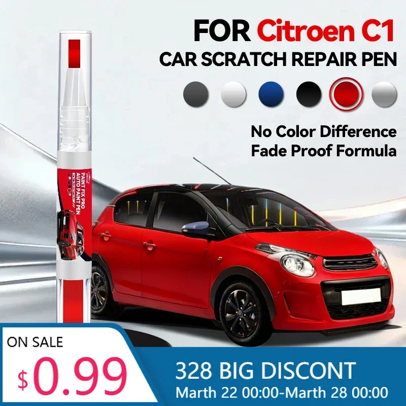 

Ручка-корректор для ремонта лакокрасочного покрытия Citroen C1, средство для удаления царапин, аксессуары для авто, цвета: черный, синий, серый, зеленый, розовый (Sunrise Red)