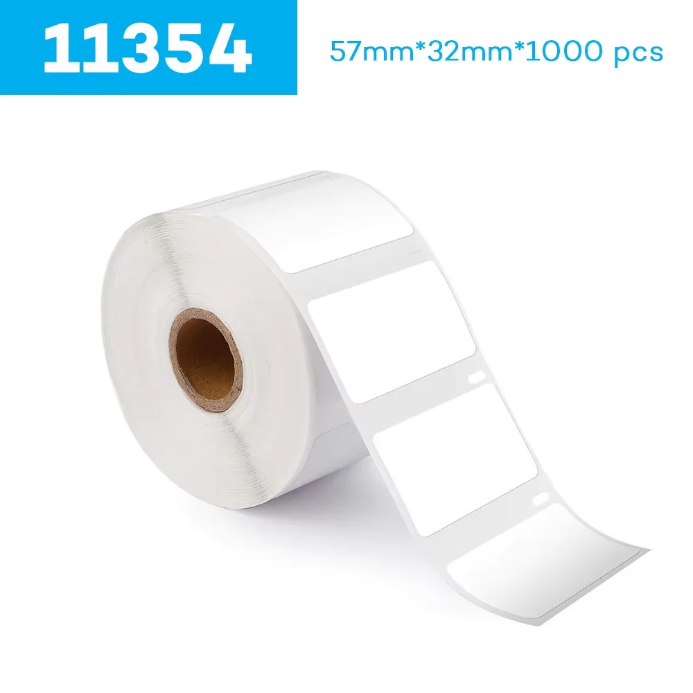 5 rolls Dymo Compatible LW 11354 Label 57mm*32mm 1000 lables for LabelWriter 400 450 450Turbo Printer Seiko SLP 440 450