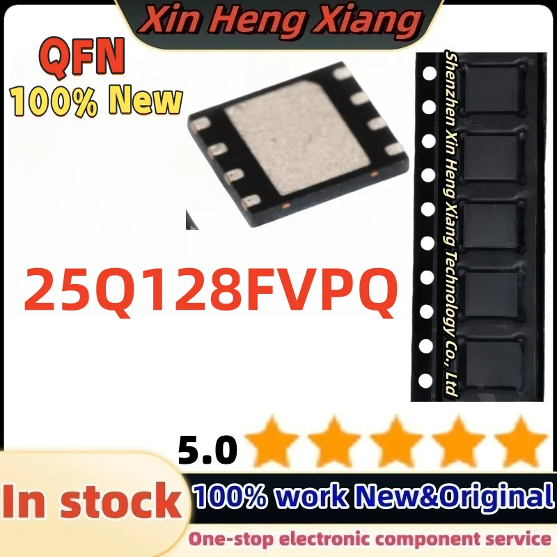 

(2-5pcs) W25Q128FVPIQ 25Q128FVPQ QFN-8