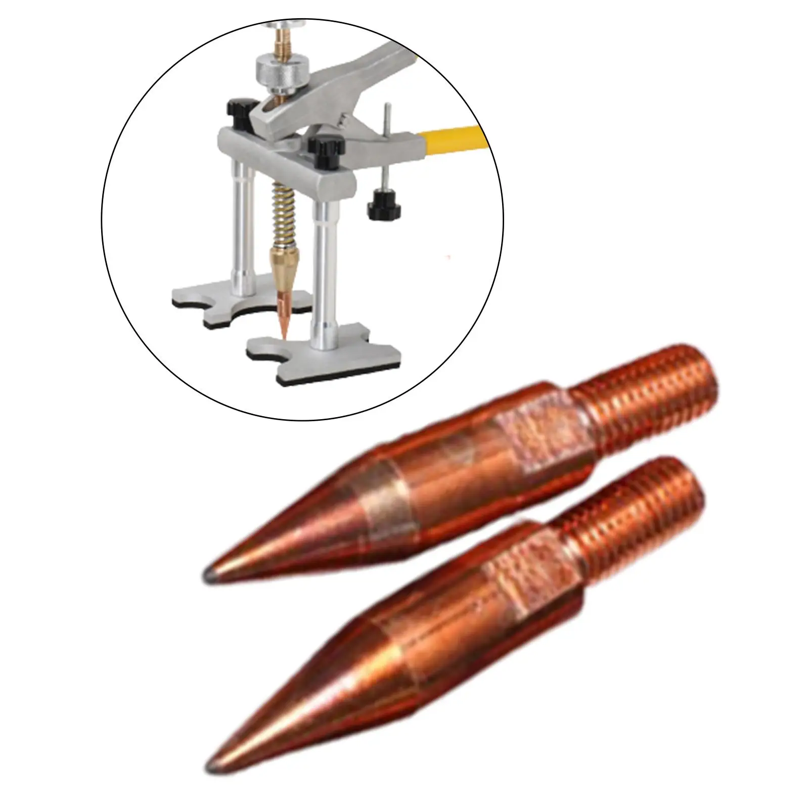 Automotive Dents Quick Puller Replacement Tip Car Dents Kit Paintless Minor Dent Removal for Car Sheet Metal Tool