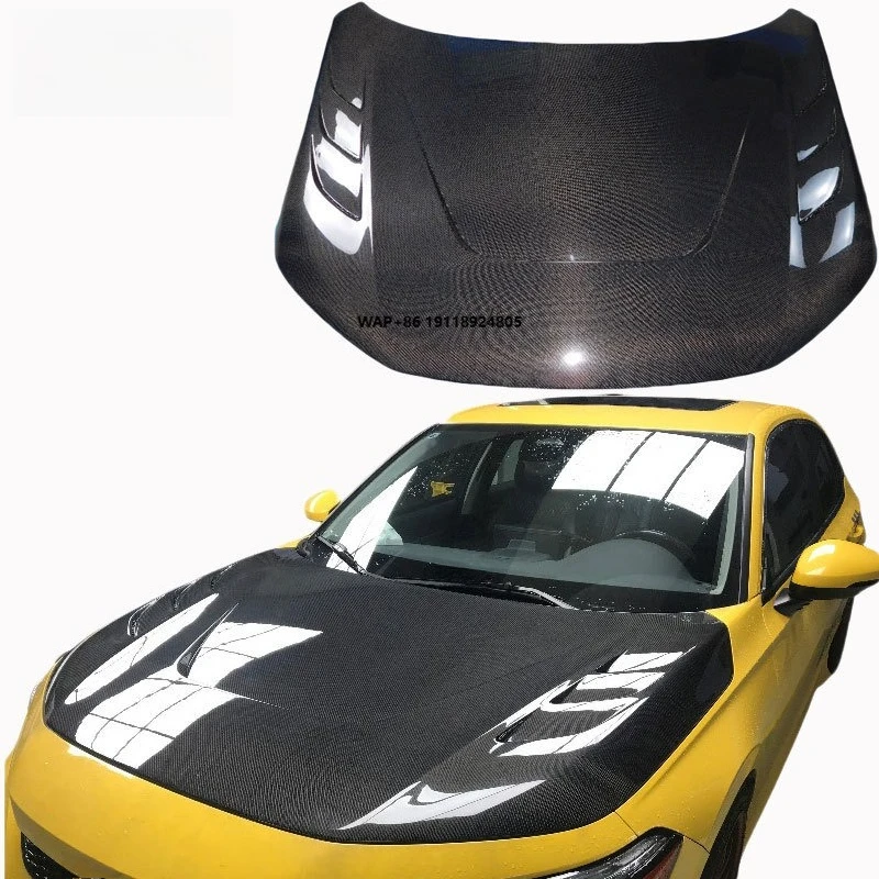 

Carbon Fiber Bonnet Hood for 2023 11th Gen Hood Bonnet Engine Cover