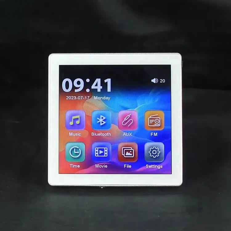 Настенный усилитель Bluetooth с сенсорным экраном