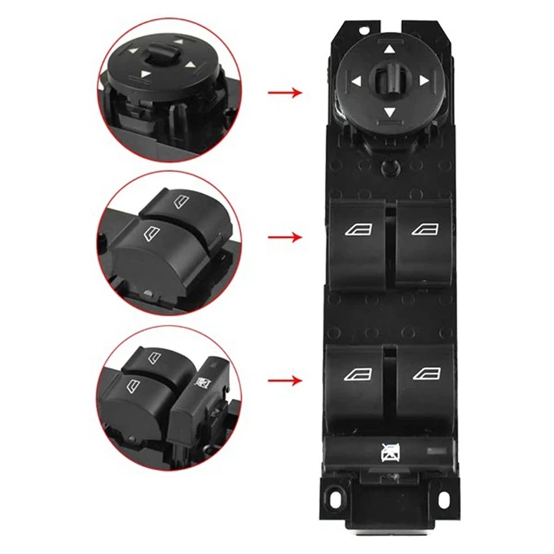 For Ford Focus Car Glass Lift Switch Power Window Adjustment Switch BM5T-14A230-CA Replacement Parts