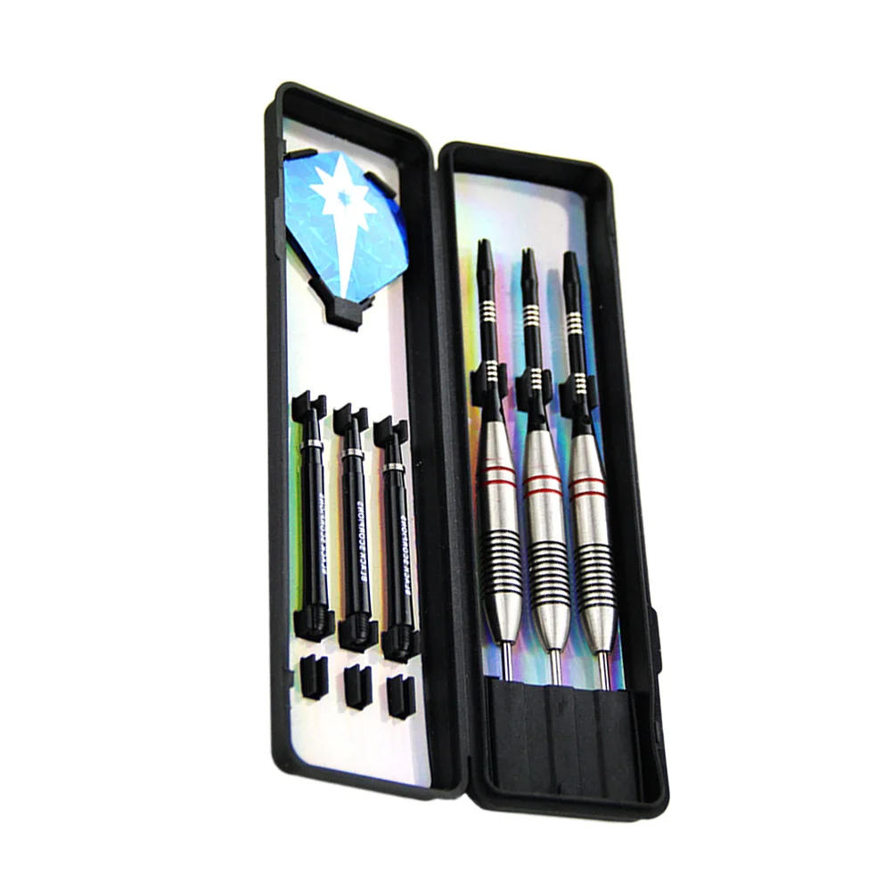

3Pcs Steel Professional Grade with Stylish Flights Improved Stability Perfect for Target Practice Home