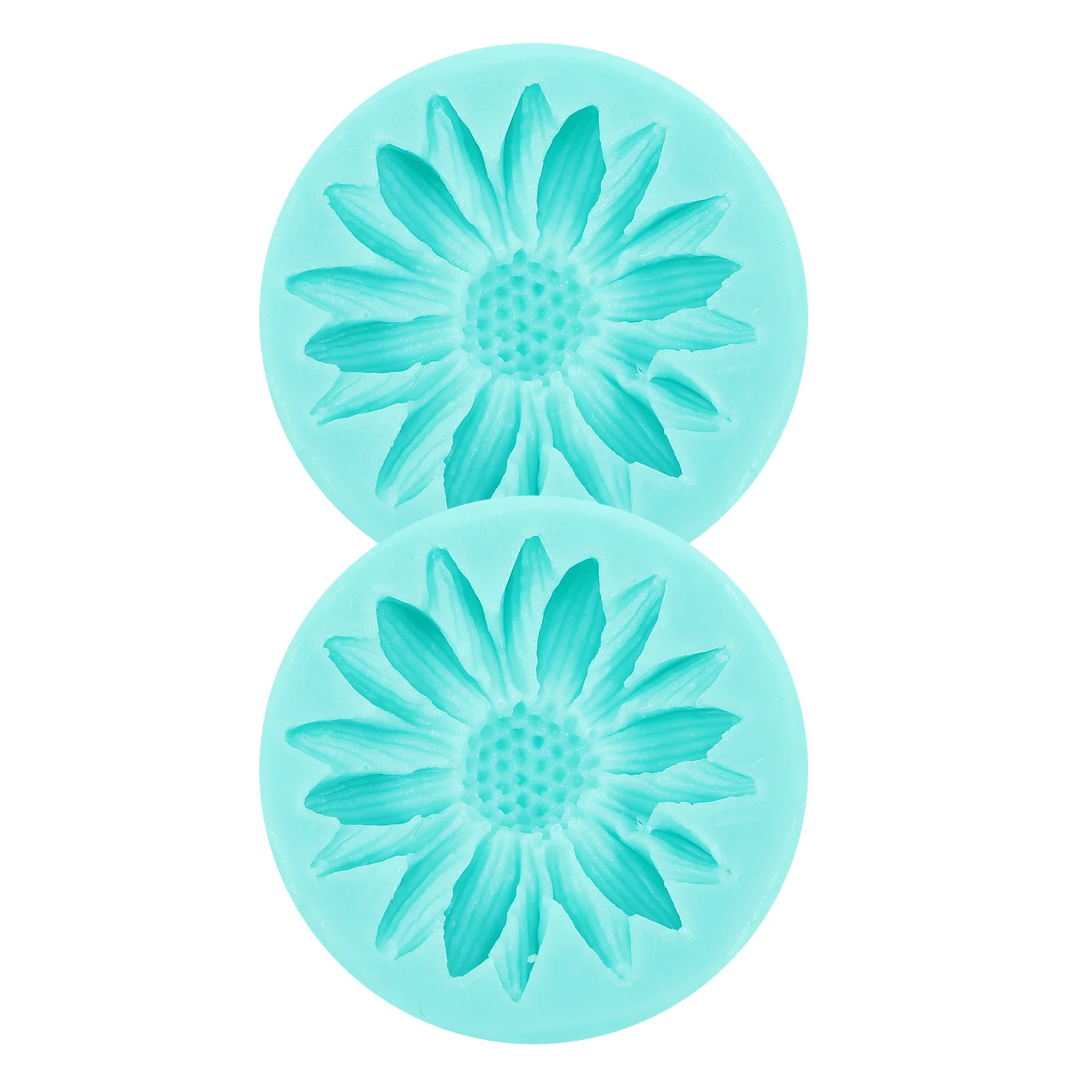 

2Pcs Flower Silicone Molds for Baking Chocolate Candy Fondant Ideal for Fun Unique Desserts Flower Silicone Mold