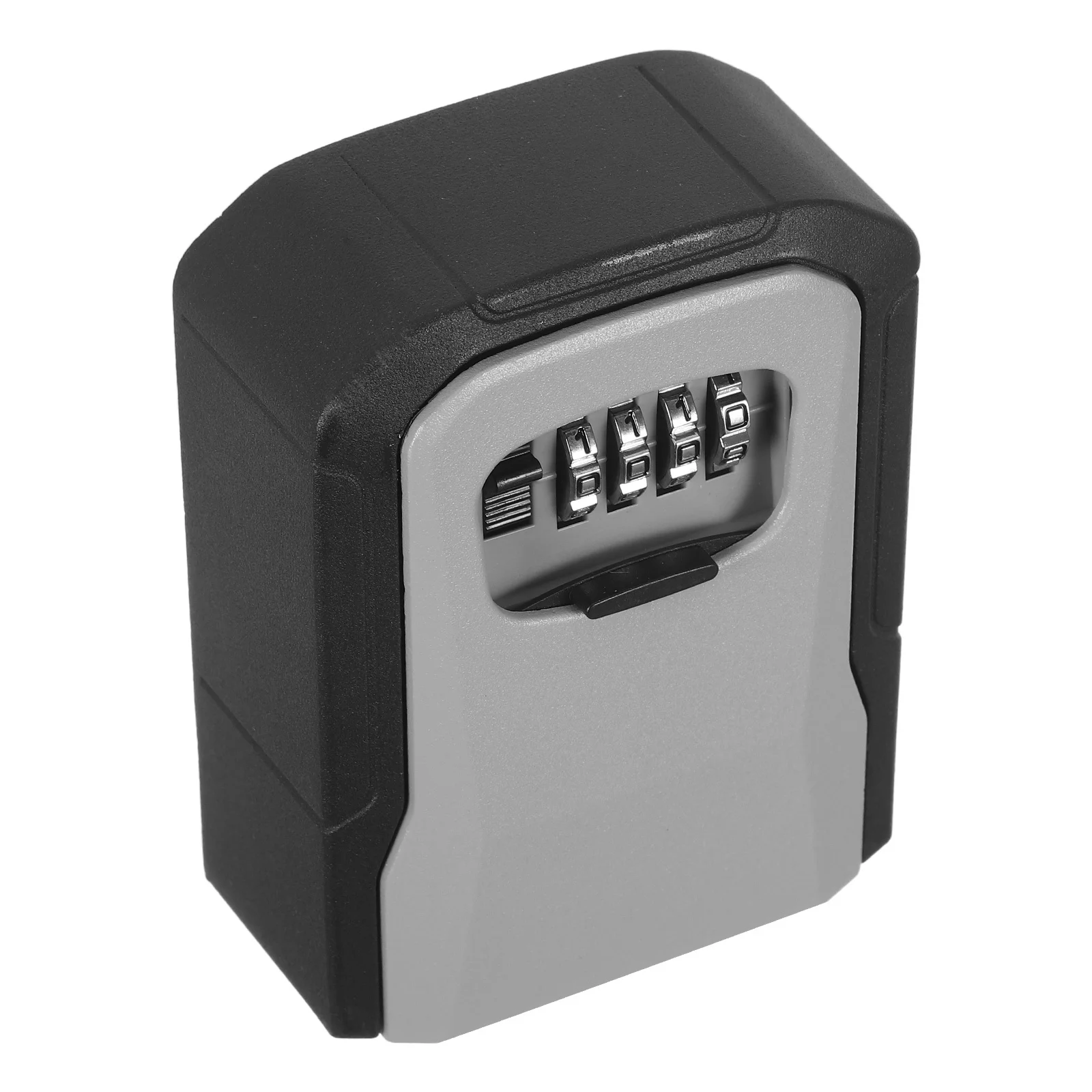 Lockbox for Keys Aluminum Alloy Weatherproof Combination Lock Box Portable Outdoor Key Safe Security Organizer for Rental Home