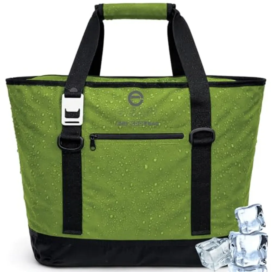 

Soft Sided Cooler Tote Bag Waterproof Leakproof Insulated Dry Bag Cooler with Zipper Top Collapsible Beach Pool Boat Grocery Co