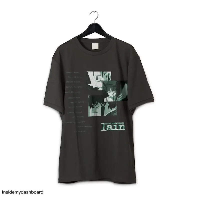 Serial Experiments Lain Episode Layer Titles Anthology T-Shirt