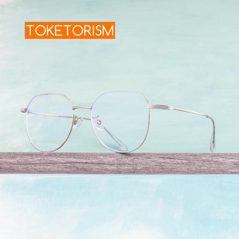 

Toketorism New Fashion Computer Glasses For Women Men's Prescription Frame For Myopia 8309