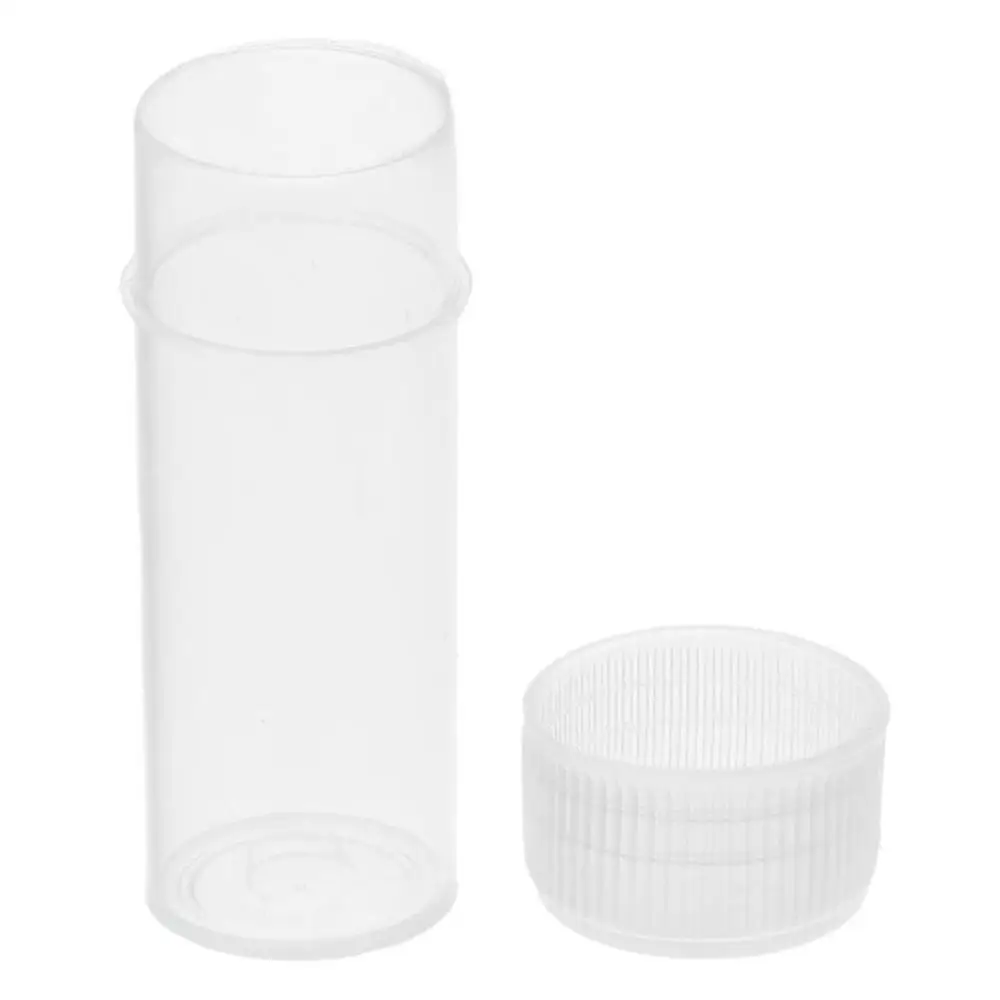 Conteneur de stockage d'échantillon en plastique translucide, tube à essai, parfum, perles, liquide, poudre, pratique, 5ml, 1 pièce, 100 pièces