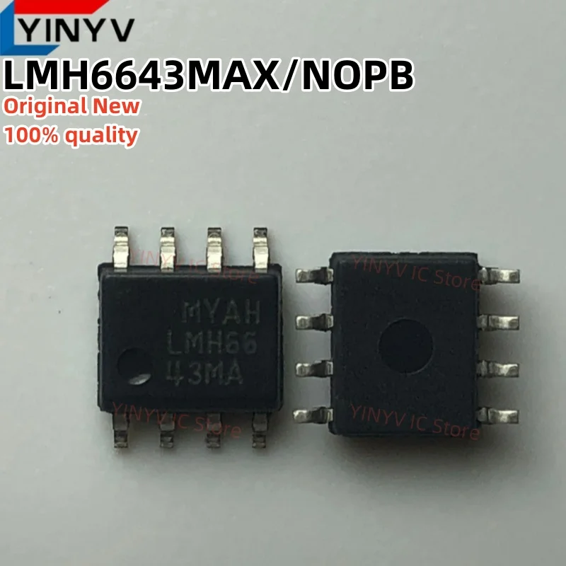 Free shipping 10Pcs LMH6643MA LMH6643MAX/NOPB LMH6643MAX LMH6643 Low Power, 130 MHz, 75 mA Rail-to-Rail Output Amplifiers New