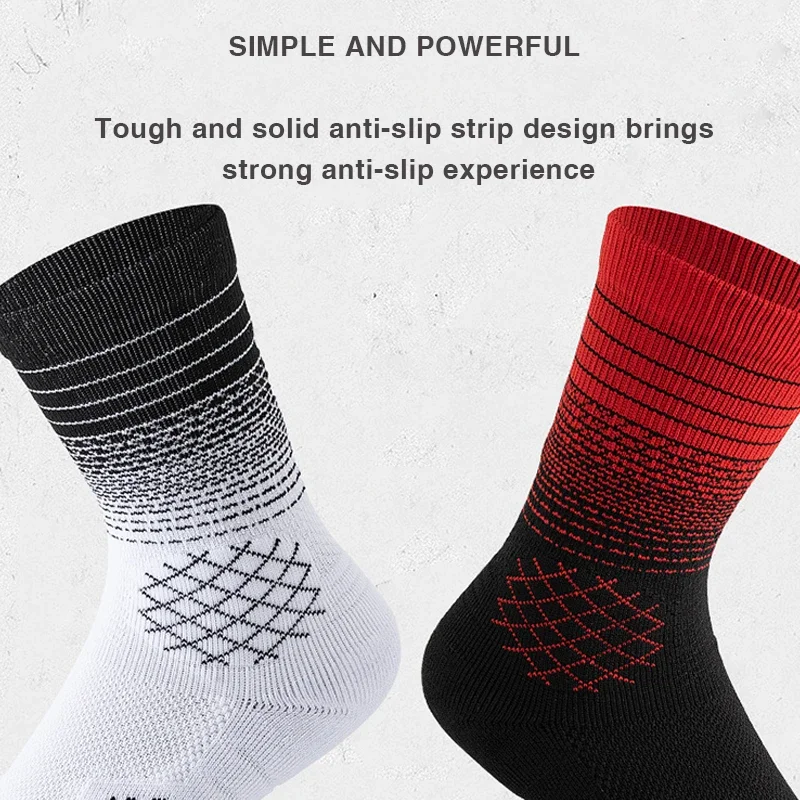 Professional Basketball Socks Sport For Men Outdoor Cycling Climbing Running Fast-drying Breathable Adult Non-Slip US 6-10