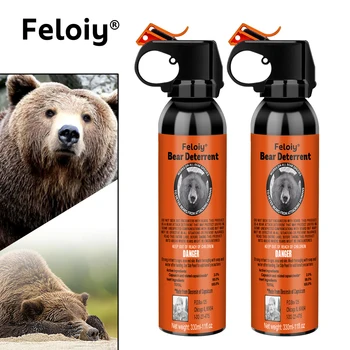 330ML ペッパースプレー - 最大強度、2.0% 一次カプサイシン、濃厚ミストバリア - アウトドアキャンプに最適