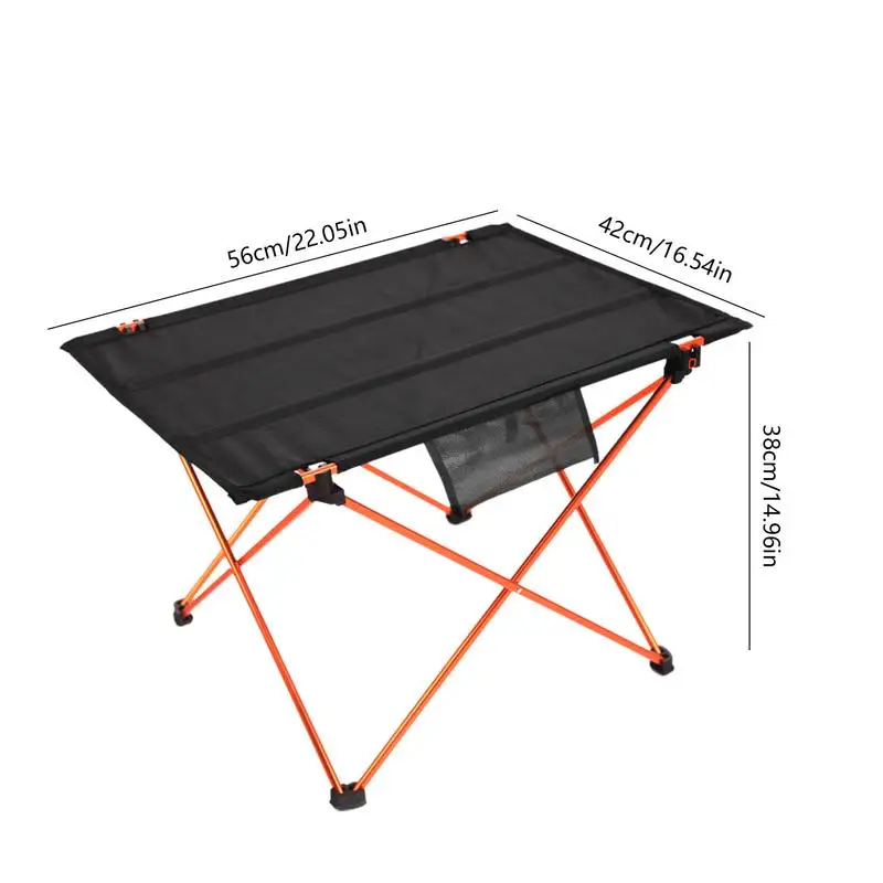 Mesas portátiles Mesa de picnic portátil plegable Mesa de camping de aleación ligera Mesa plegable pequeña para exteriores Mesa de campamento portátil