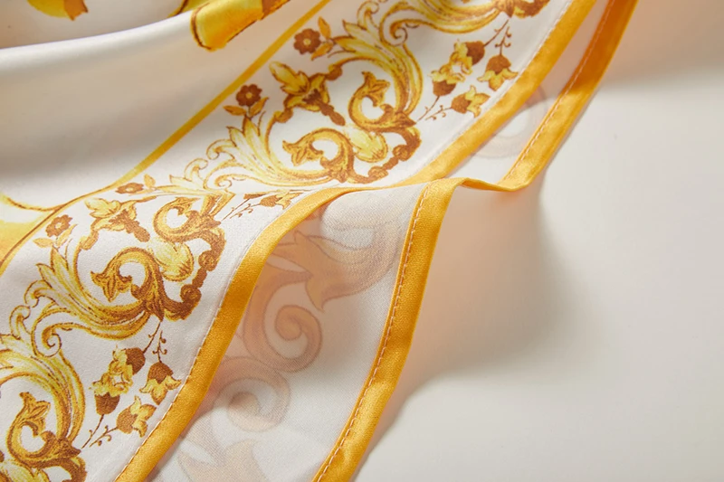 Vintage Summer Yellow Rose Flower Print Long Dress Oversize Loose Bohemian Women O Neck Flare Sleeve Split Holiday Maxi Robe