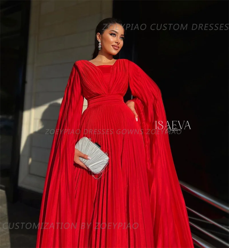 Purple Long Sleeves Jackets Prom Dresses for Saudi Arabia Women V Neck Custom فساتين للحفلات الراقصة Celebrity Evening Gowns