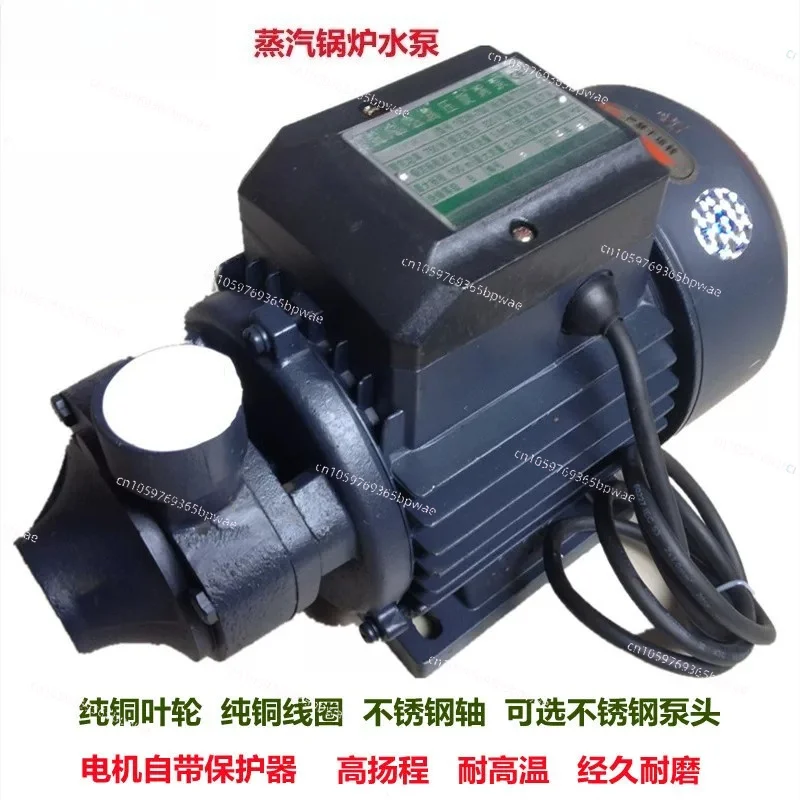 15DW750W High Pressure Vortex Pump Steam Generator Electric Heating 1.1KW Pellet Boiler Water Pump