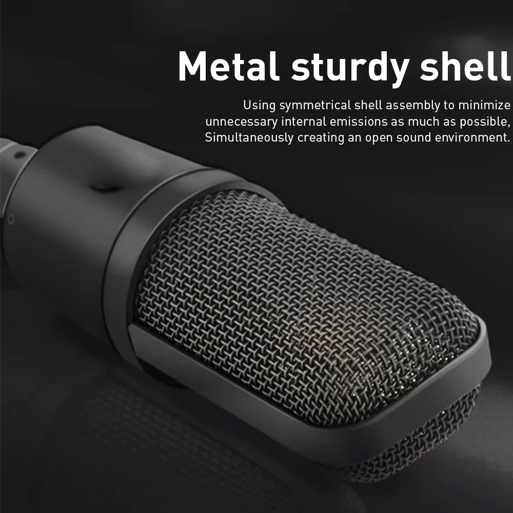 Hot Sale  AT4040 Large Diaphragm Condenser Microphone for Professional Studio Recording with High Sensitivity