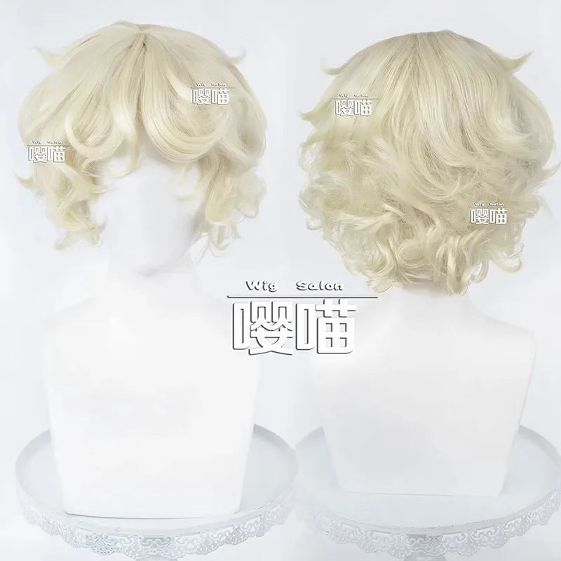 2025 aaa Gamme Identität V Florian Marke Fire Investigator Cosplay Perücke Kurze Gerade Wellenförmige Synthetische Haar Party Owen Spielen Rol