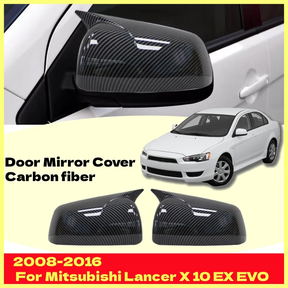 

For Mitsubishi Lancer X10 EX EVO 2008 2009 2010 2011 2012 2013 2014 2015 2016 Door Mirror Cover Car Upgrade Decoration Stickers