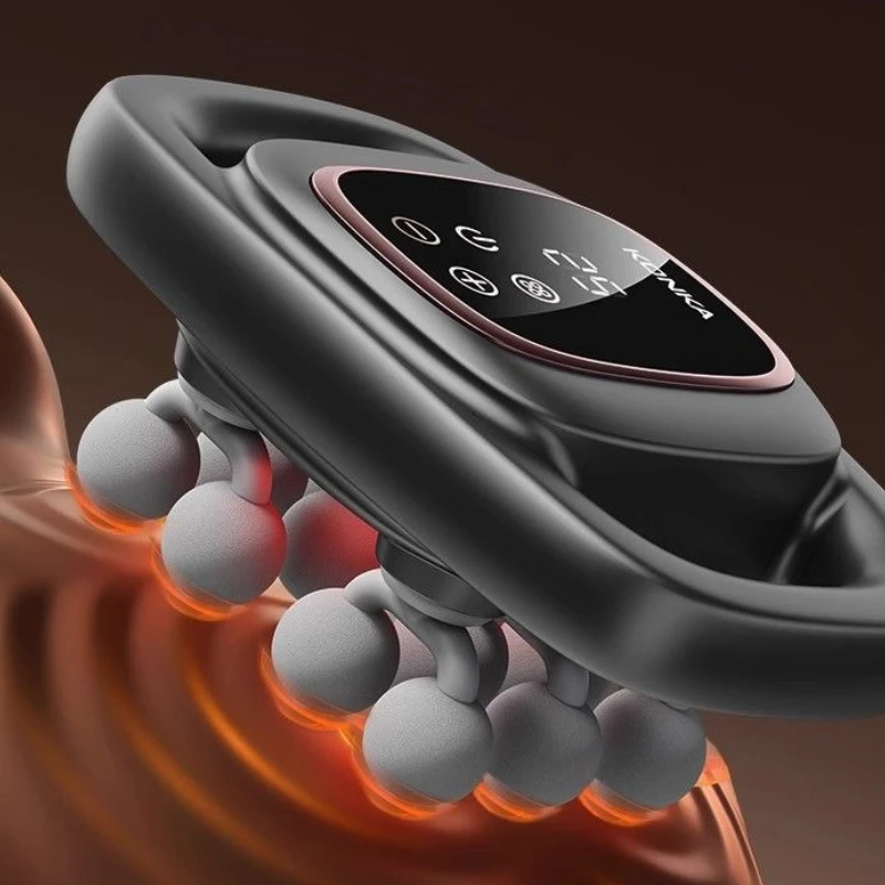 كونكا فآسيا بندقية مدلك العضلات 12 رؤساء الكهربائية الأنسجة العميقة الجسم كله الاسترخاء قوية لتخفيف الآلام متعددة رئيس تدليك بندقية