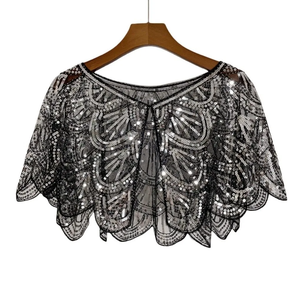 casaco-poncho-com-lantejoulas-brilhantes-e-babados-xales-de-malha-com-lantejoulas-brilhantes-capa-curta-multicolorida-xale-flapper-para-festa-e-jantar