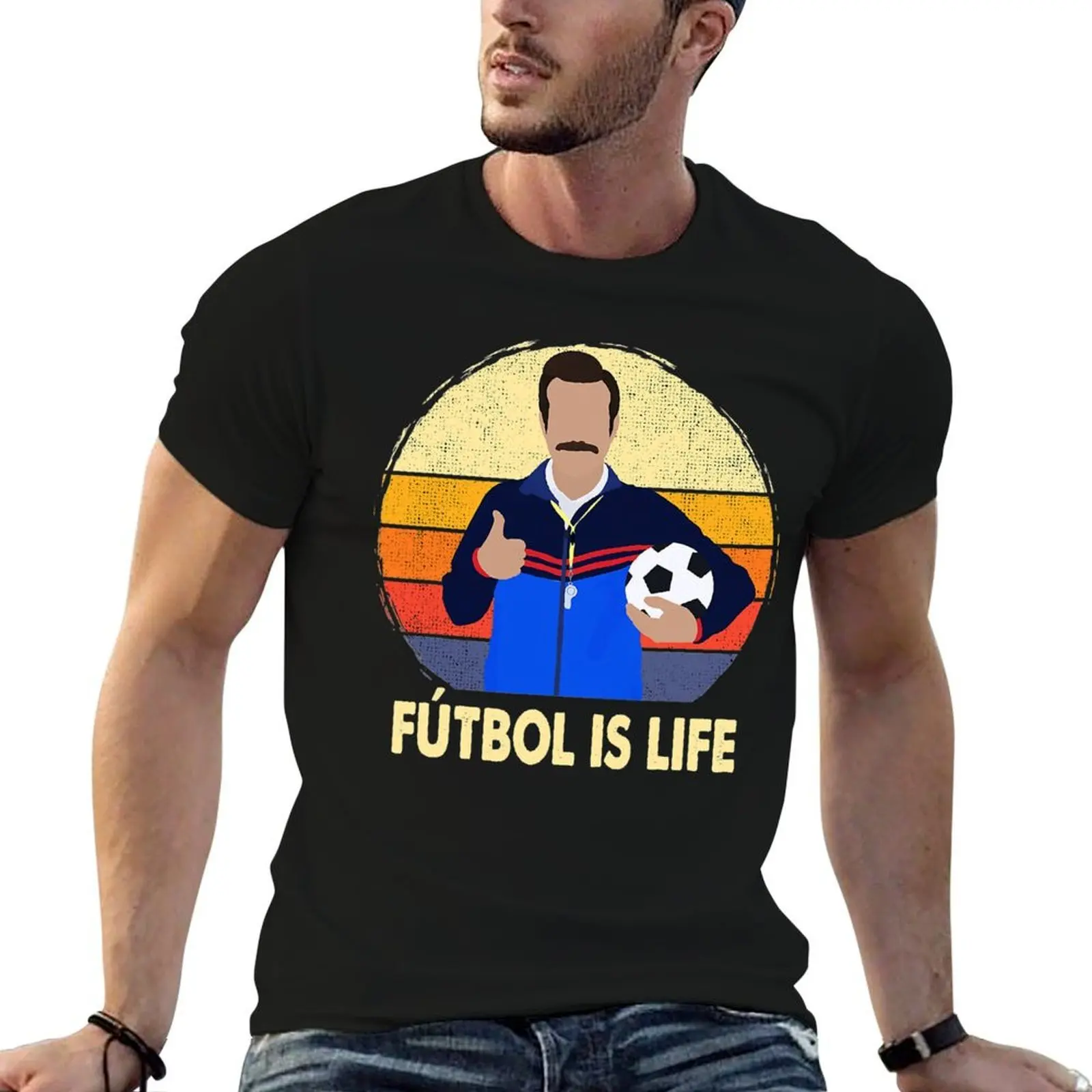 

Futbol is Life For Soccer Lover and Football lover T-Shirt funny t shirts cotton t shirt custom print T-Shirt