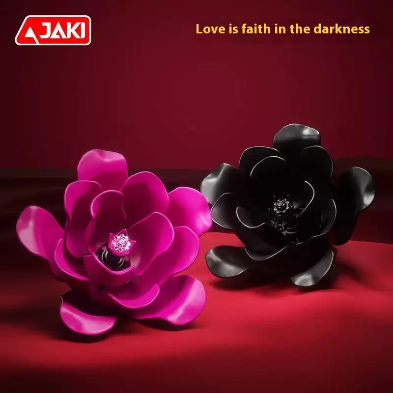 

JAKI Plant Log Series Готический стиль Строительный блок Цветочный сборочный набор Темный рыцарь Нежная запрещенная зона Девушка Строительный блок Игрушка