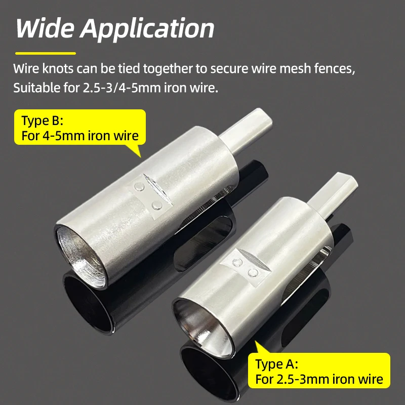 Tie Wire Twister Tools 3-5mm Iron Wire For Twist Ties Fixing Chain Link Fence Triangle Shank Drill Chuck Electrical Drill Tools image 2