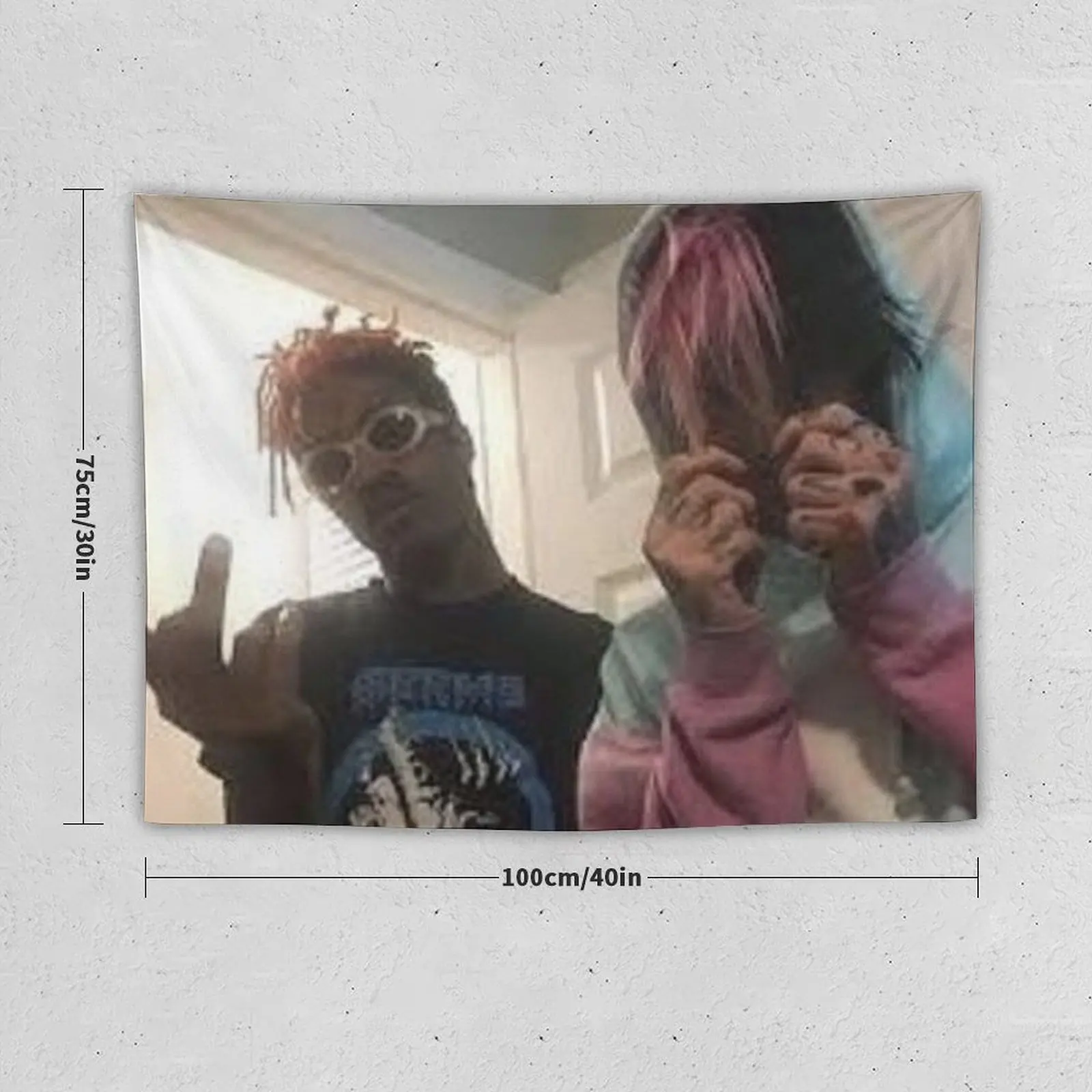 LIL PEEP AND LIL TRACY MERCH Tapestry Room Decor Cute Decoration Pictures Room Wall Tapestry