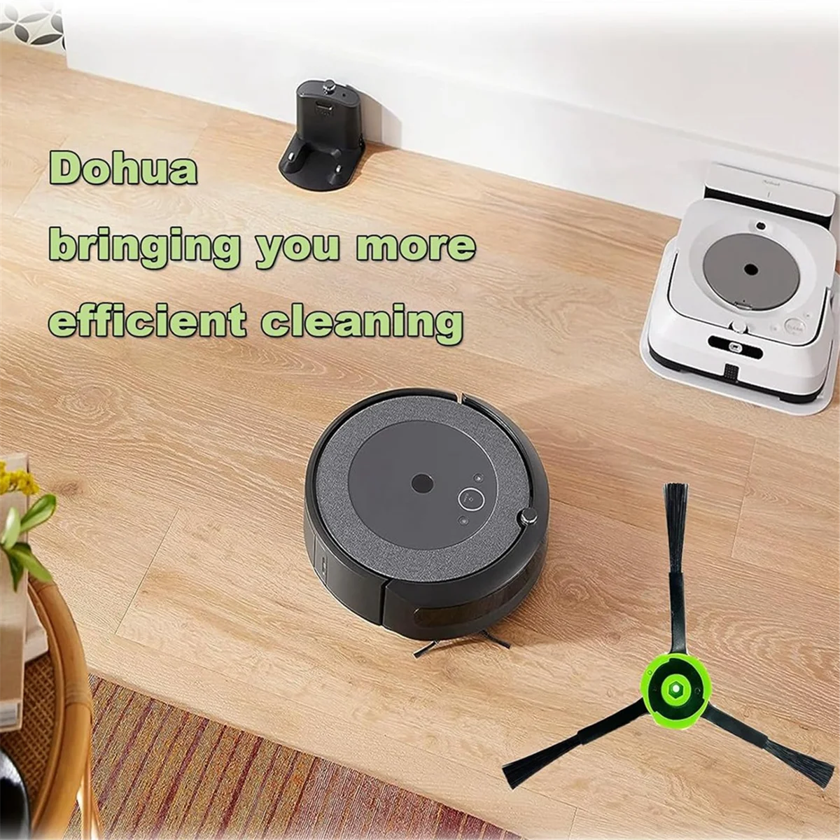 Cepillos laterales para IRobot Roomba E, I y J Series E5, E6, I1, I1 +, I3, I3 +, I4, I4 +, I6, I6 +, I7 i7 +, I8, I8 +, J7, J7 +