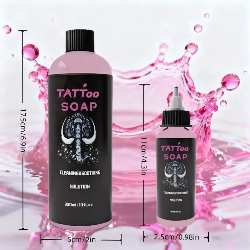 

1pc 300ml/30ml powder algae, tattoo cleaning product, gentle tattoo cleaning soap for tattoo tools