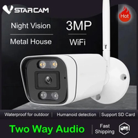 Vstarcam CS58 3MP WIFI IP Camera 1296P Wireless CCTV Bullet Security Outdoor Two-way Audio Talk Camera Waterproof Night Vision