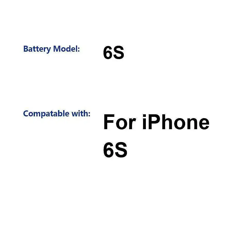 

Аккумулятор мобильного телефона для Apple Iphone 6S, долговечная работа, 1715 мАч