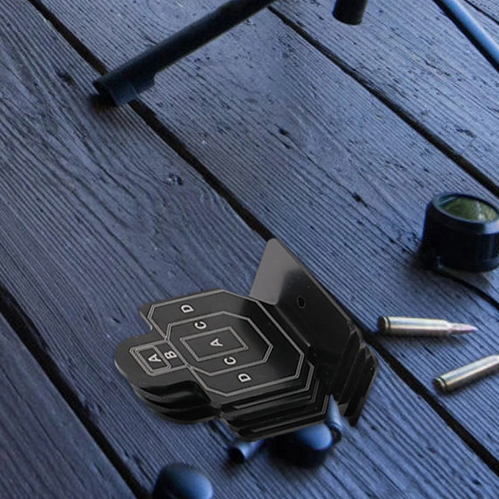 4pcs /Set Shooting Training Target Anti-Skid Base For Outdoor Sports Practice Alloy Kids Range Target Accessory