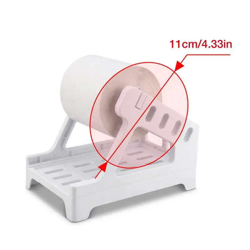 Thermal Label Holder Desktop Printer Shipping External Stand Accessories Universal School Storage Home Office For Rolls Fanfold