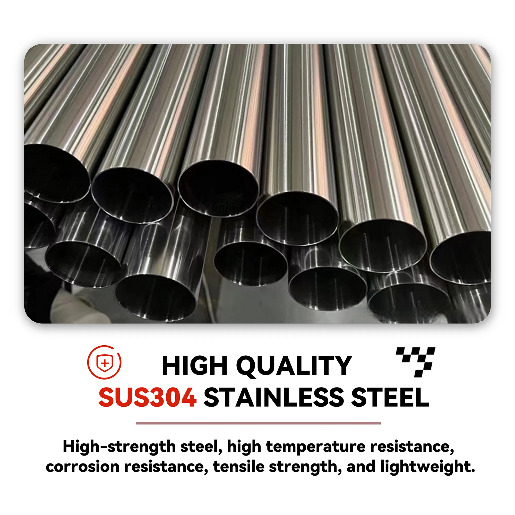 الأنابيب الأمامية الرياضية المصنوعة من الفولاذ المقاوم للصدأ لأودي S4 S5 B9 لطيفة Collectr صوت العادم العدواني ترقية أداء التدفق العالي