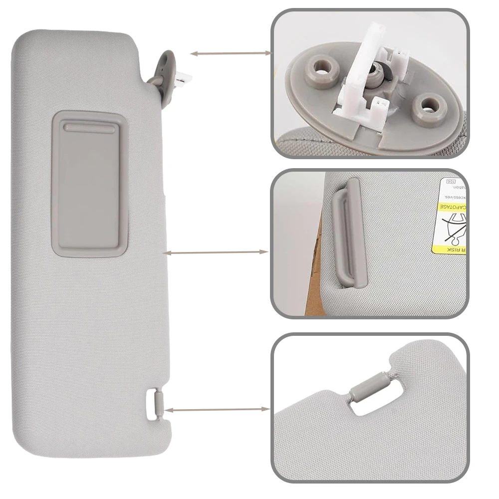 

74320-35A91-B1 For Toyota 4Runner 2010-2023 Sun Visor with Mirror and Connection to Light 74320-35A91 AP40SN-LGY