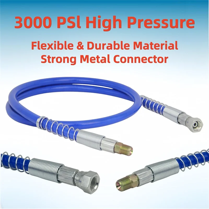 

Replacement 3/16" Diameter, 4Ft Airless Whip Hose-Flexible Paint Sprayer Hose For Magnum 247338 Models 247338-ABQU