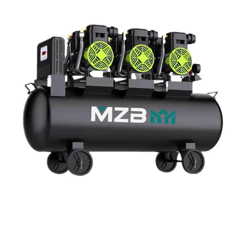 Oil-free air compressor real stone paint exterior wall spraying large displacement sand-in-water diatom mud high pressureoutlet