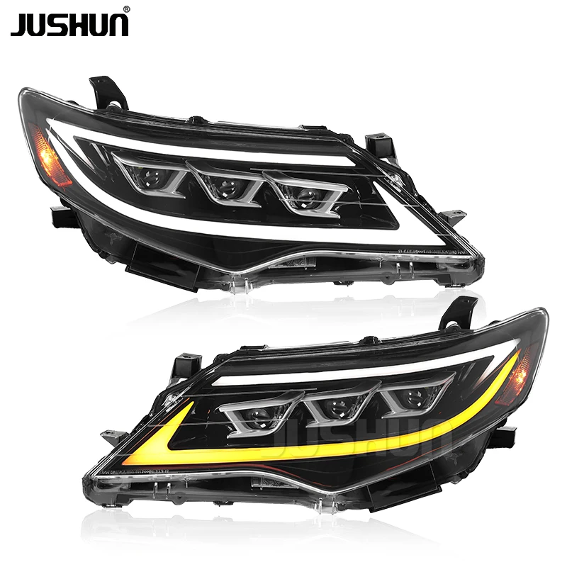 

JUSHUN Factory Wholesale LED Headlights for Toyota Camry 2012-2014 6000K 12V DRL Front Headlight