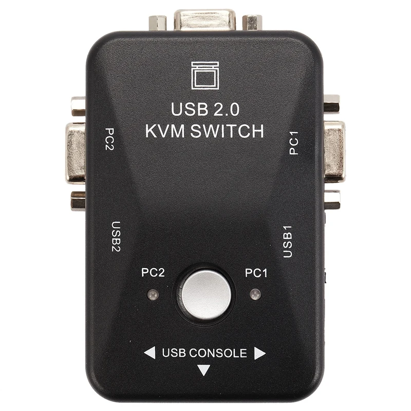 

Usb Kvm Switch Switcher 2 Port Vga Svga Switch Box Usb 2.0 Mouse Keyboard 1920X1440 Switch Box