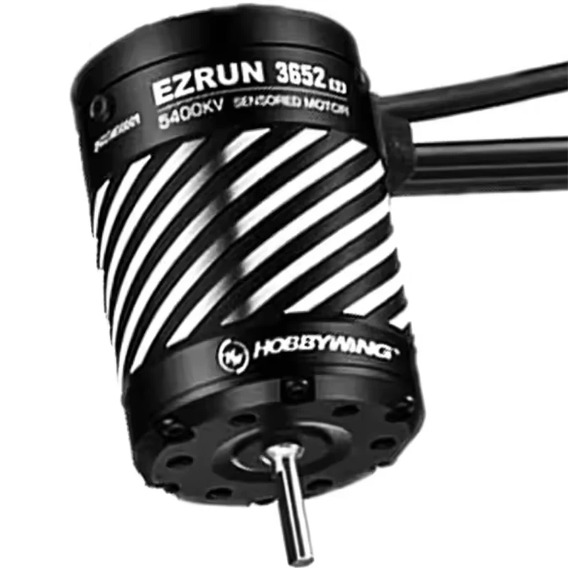 Hobbywing EZRUN 3652SD G3 3300/4100/5400KV Sensored Brushless Motors with MAX10 G2 80A ESC Combo for 1/10 1/8 RCCarBuggy Mort view 3