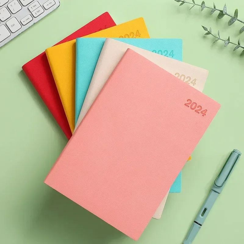 2024 Daily Planner Notebook - Organize Your Life with Style in English and Spanish