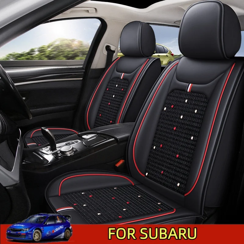 

FOR SUBARU car seat cover, fully covered with PU leather ice silk splicing, soft, comfortable and wear-resistant