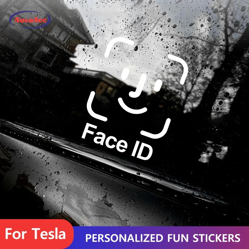 

NovaAcc Personalized Funny Stickers Waterproof Stickers for Tesla Model Y 3 X S Car Exterior Accessories