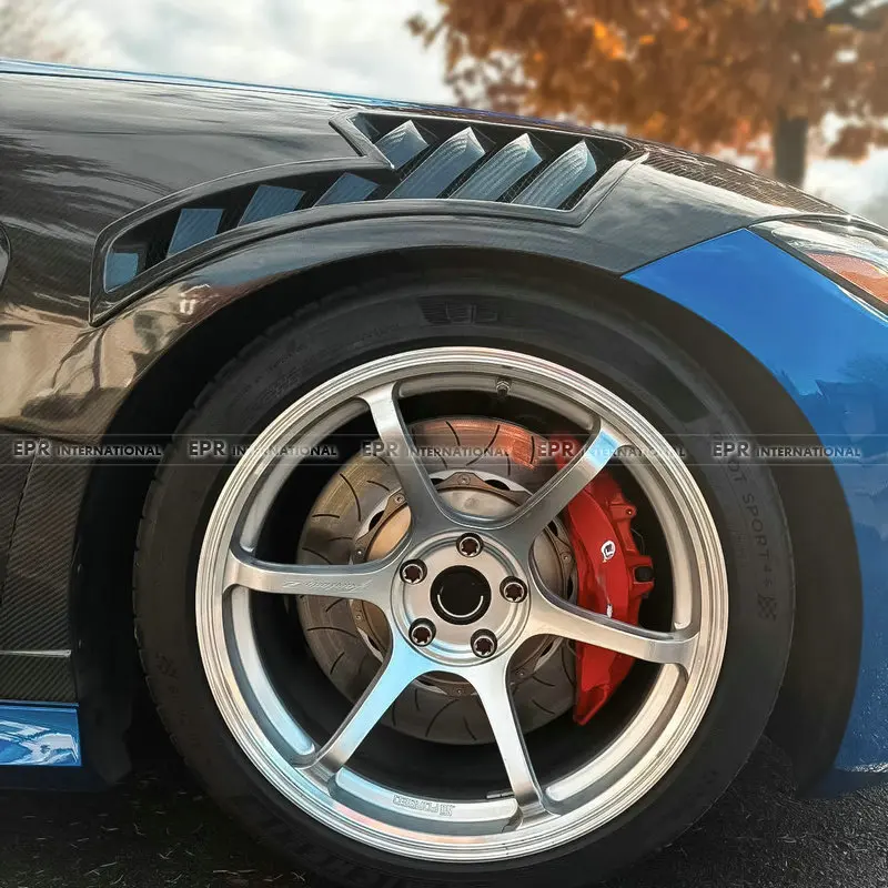 (Local in USA) Per Nissan RZ34 Fairlady Z Late EPA Design V2 Parafango anteriore (con presa d'aria superiore) Kit carrozzeria aerodinamica